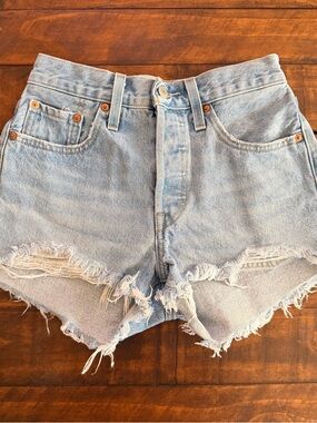 Levi’s 501 Premium Quality Button Fly Cutoff Shorts, Women’s Size 25